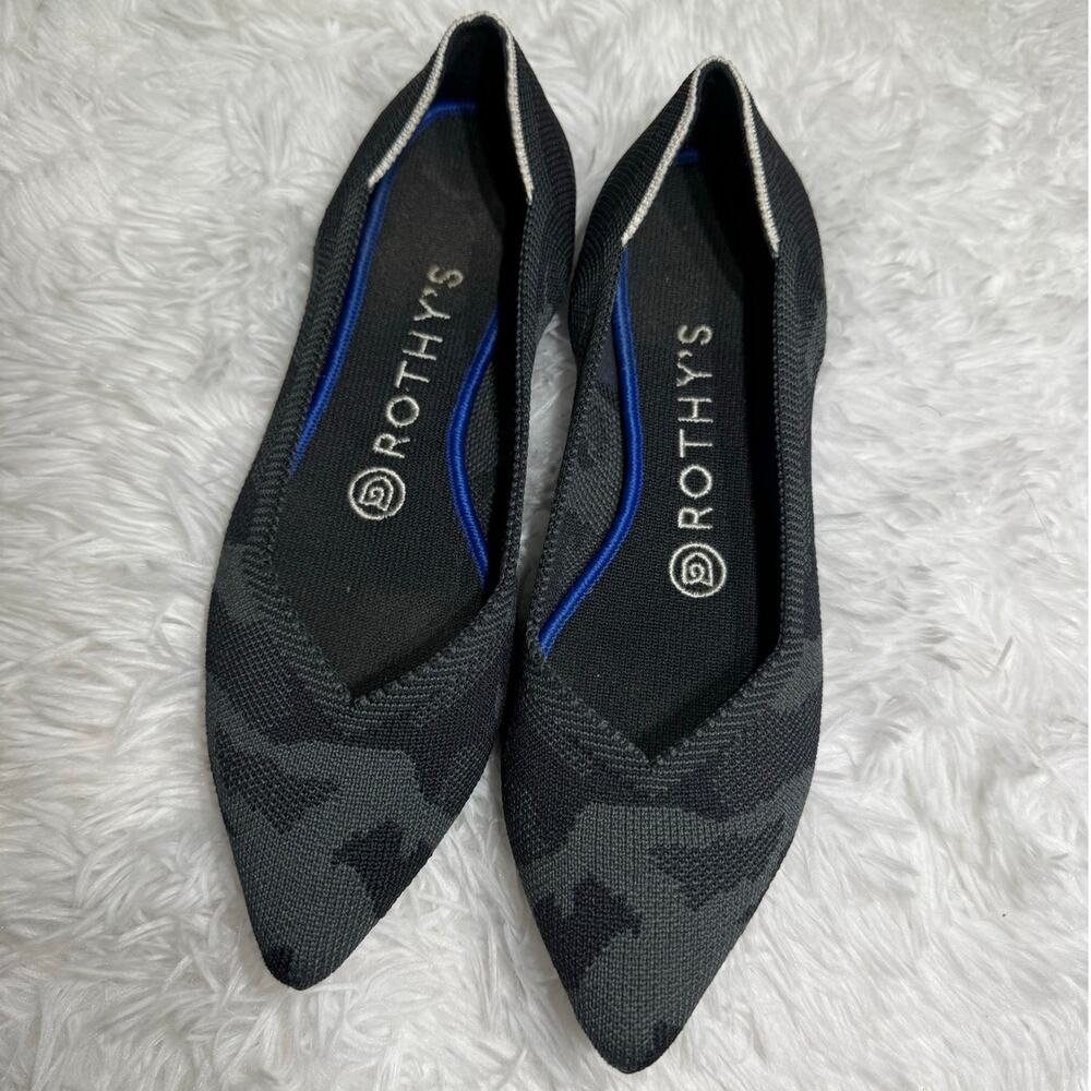 ROTHY'S Camo Camouflage Pony Pointy Flats